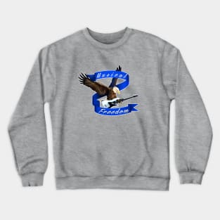 Eagle Guitar Musical Freedom Crewneck Sweatshirt